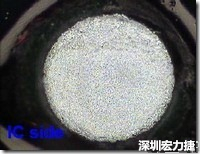 紅墨水染紅測(cè)試分析-IC面，允收